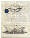 Abraham Lincoln Military Appointment Signed During the Civil War